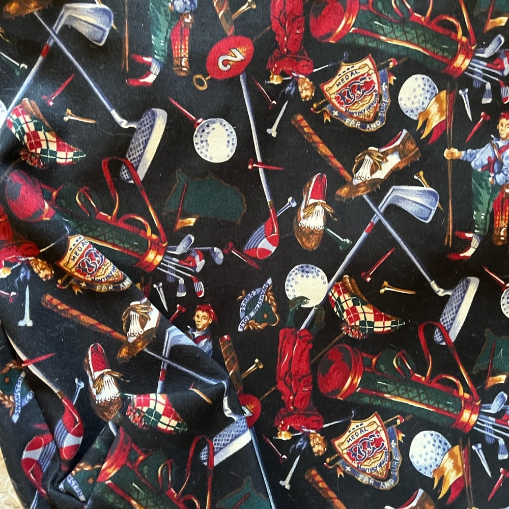 Golf pattern Tote bag - Picture 3 of 6